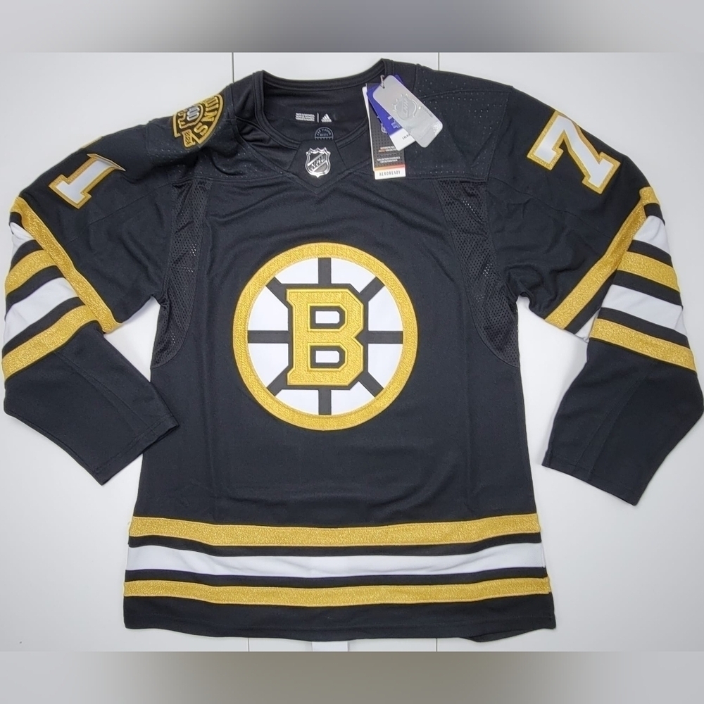 Adidas Boston Bruins Hockey Jersey Taylor Hall 100th IM8282 Size 56 New